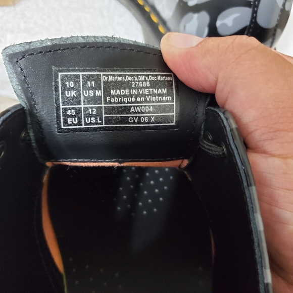 Dr Martens 1461 Distorted Leopard Smooth Print Oxford - Picture 13 of 15